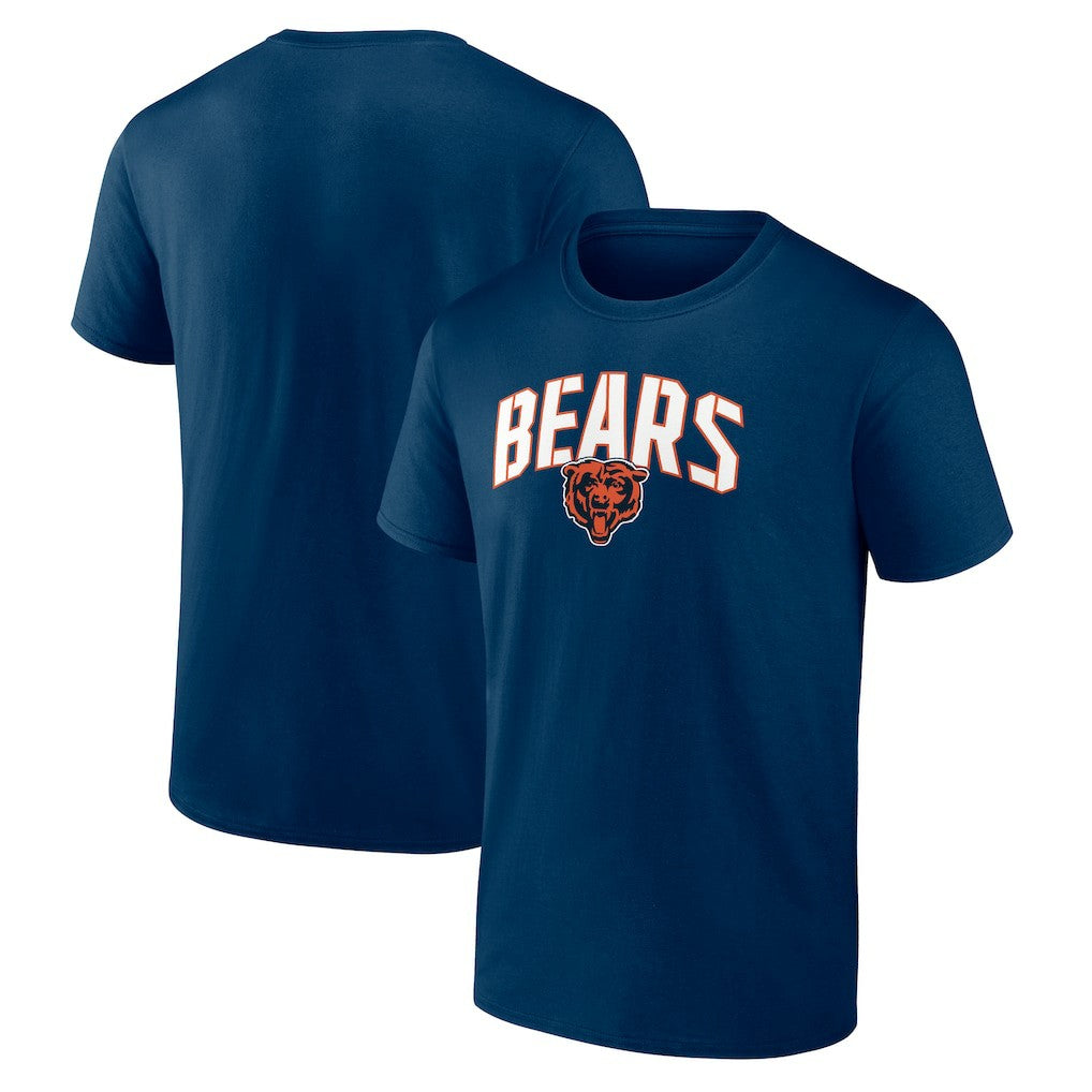 Chicago Bears Arched Kicker Stencil T-Shirt | NFL Near me