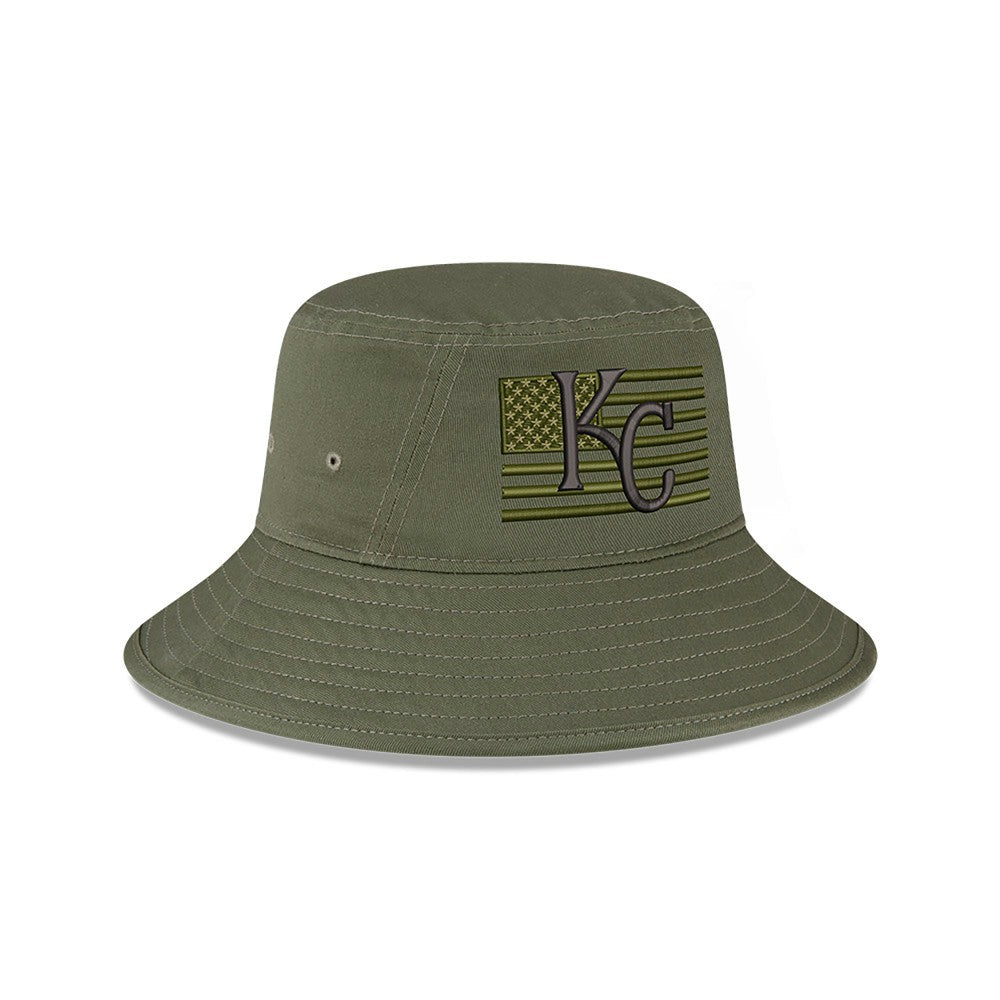 Kansas City Royals New Era 2023 Armed Forces Day Bucket Hat - MLB Hats