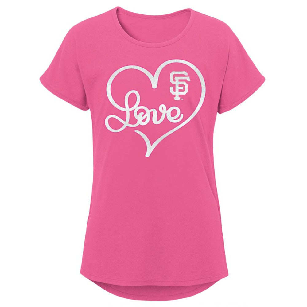 San Francisco Giants Girls Youth Lovely T-Shirt - MLB T-shirts