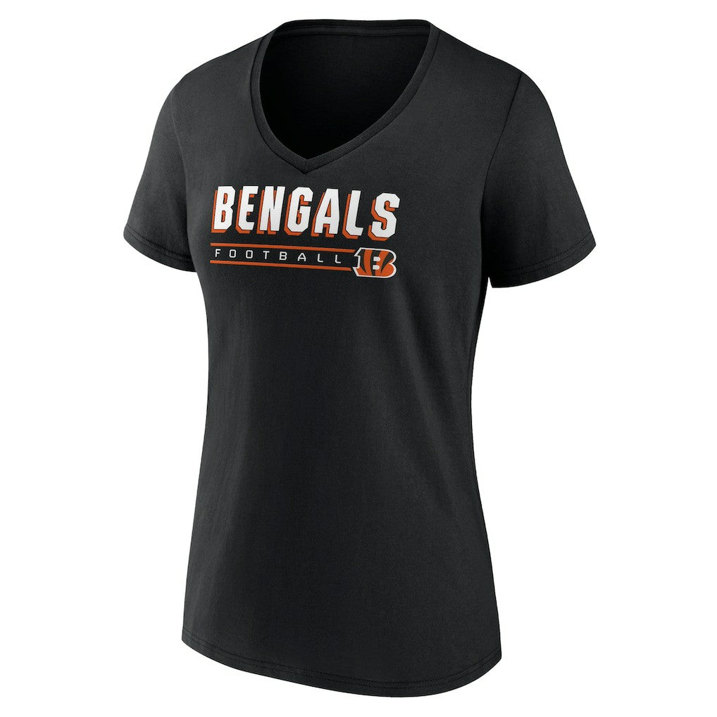 Cincinnati Bengals Women's Primary Play V-Neck T-Shirt | NFL On sale