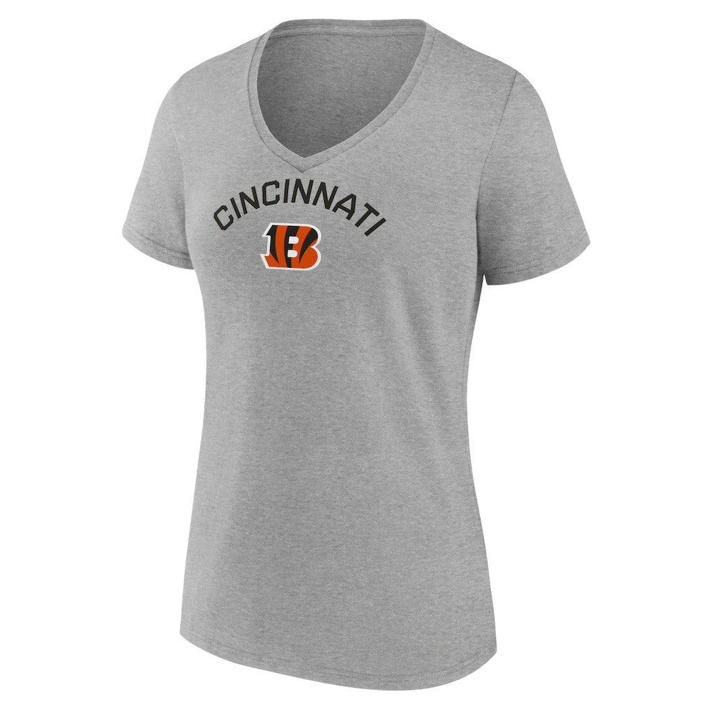 Cincinnati Bengals Women's Team Arc V-Neck T-Shirt | NFL New