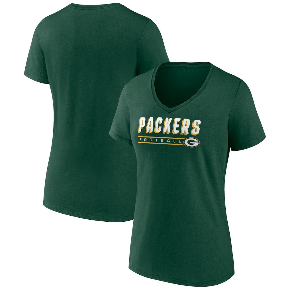 Green Bay Packers Women's Primary Play V-Neck T-Shirt | NFL Near me