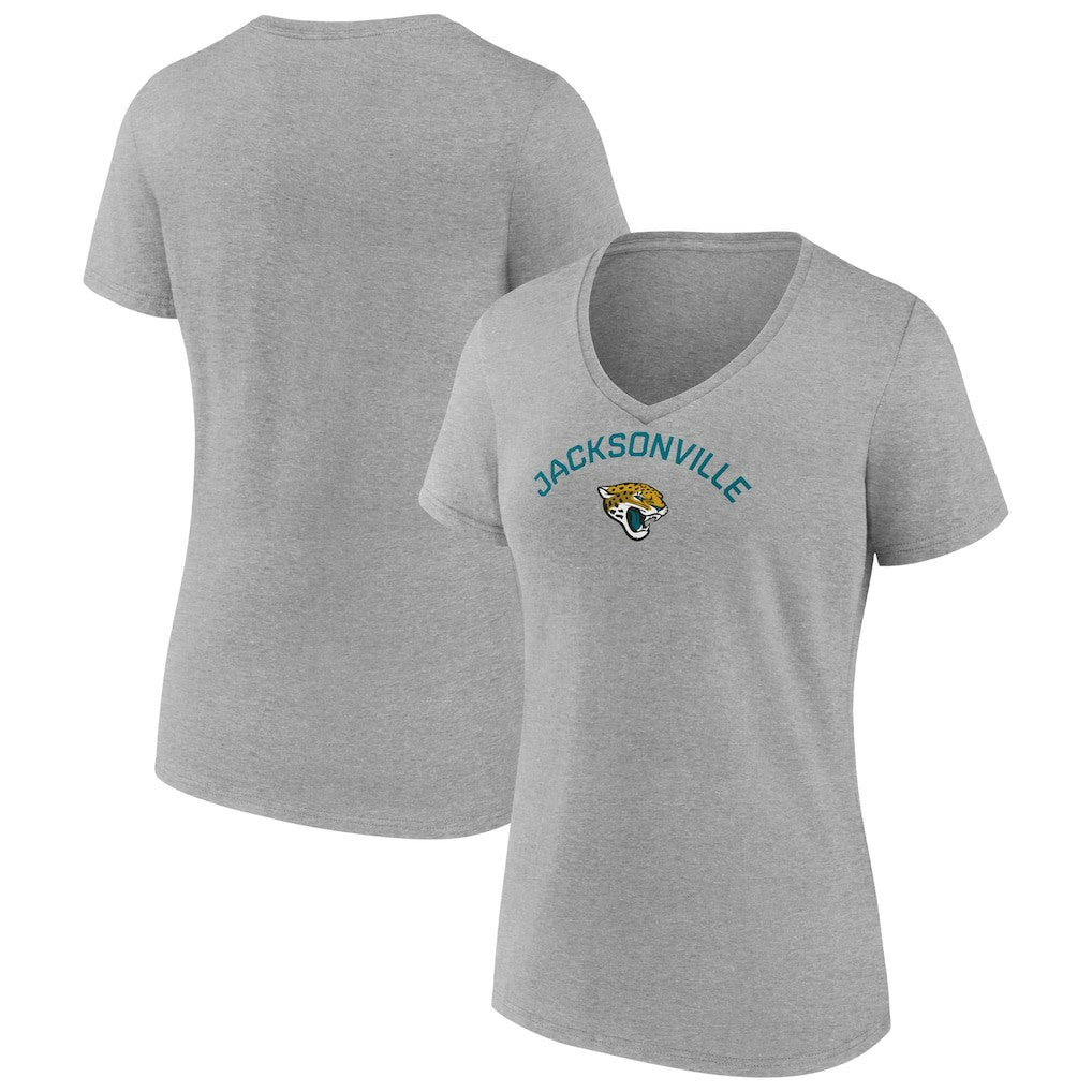 Jacksonville Jaguars Women's Team Arc V-Neck T-Shirt | NFL Near me