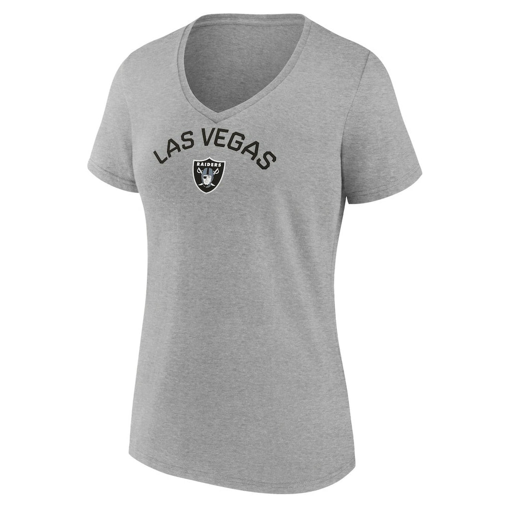 Las Vegas Raiders Women's Team Arc V-Neck T-Shirt | NFL New