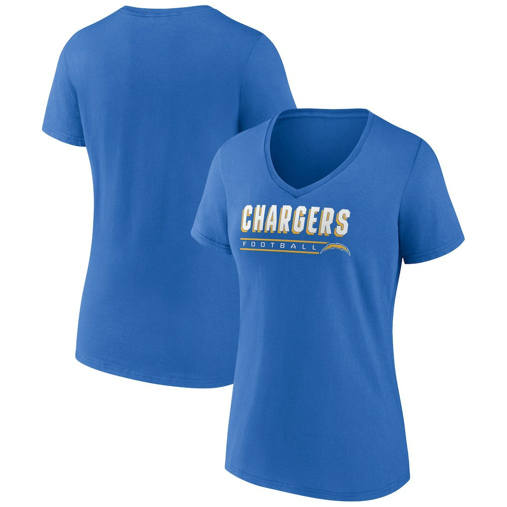 Los Angeles Chargers Women's Primary Play V-Neck T-Shirt | NFL On sale