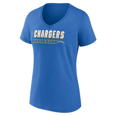 Los Angeles Chargers Women's Primary Play V-Neck T-Shirt | NFL On sale