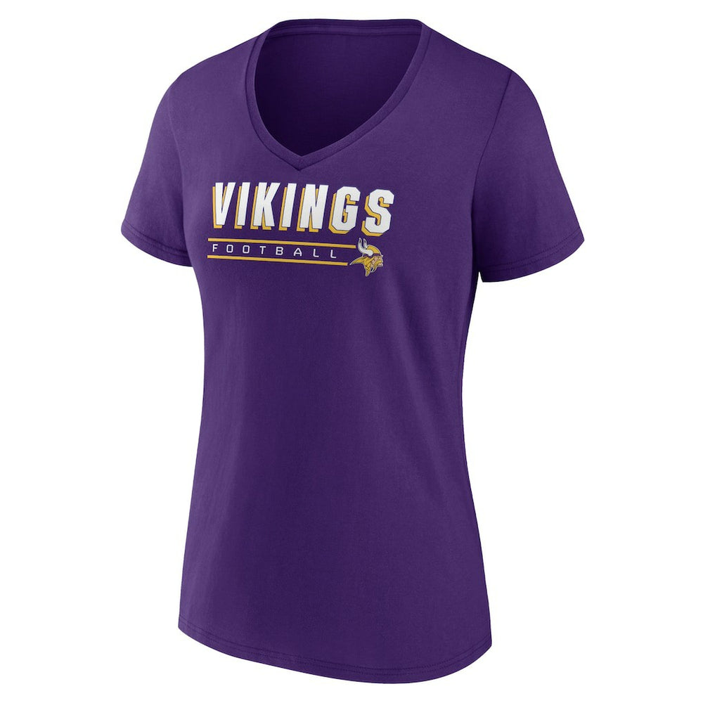 Minnesota Vikings Women's Primary Play V-Neck T-Shirt | NFL Near me