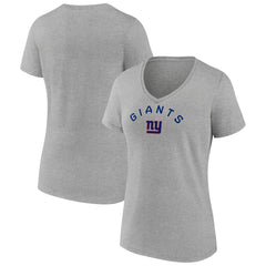 New York Giants Women's Team Arc V-Neck T-Shirt | NFL Outlet