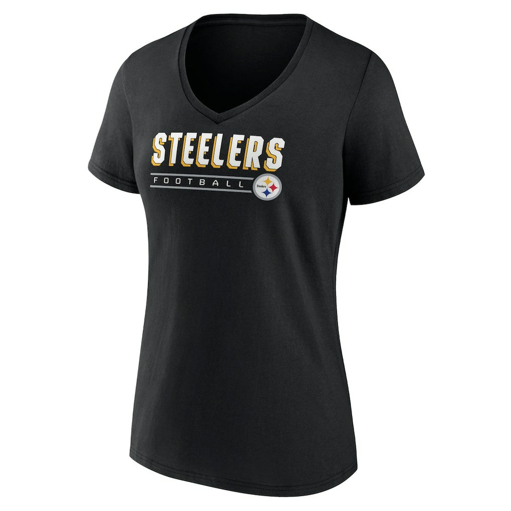 Pittsburgh Steelers Women's Primary Play V-Neck T-Shirt | NFL US