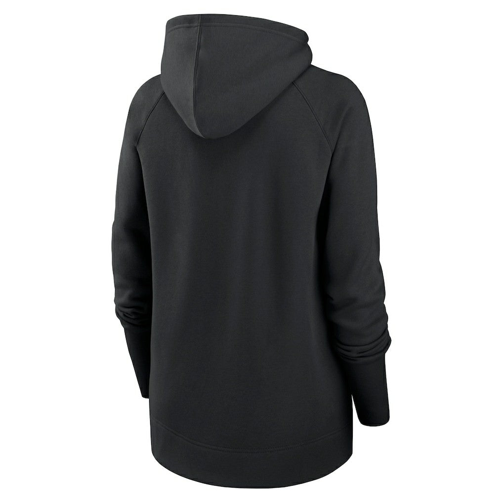 Las Vegas Raiders Women's Asymmetrical Raglan Full-Zip Hoodie | NFL Discount