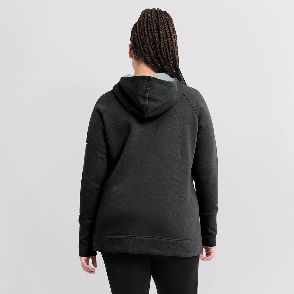 Las Vegas Raiders Women's Asymmetrical Raglan Full-Zip Hoodie | NFL Discount