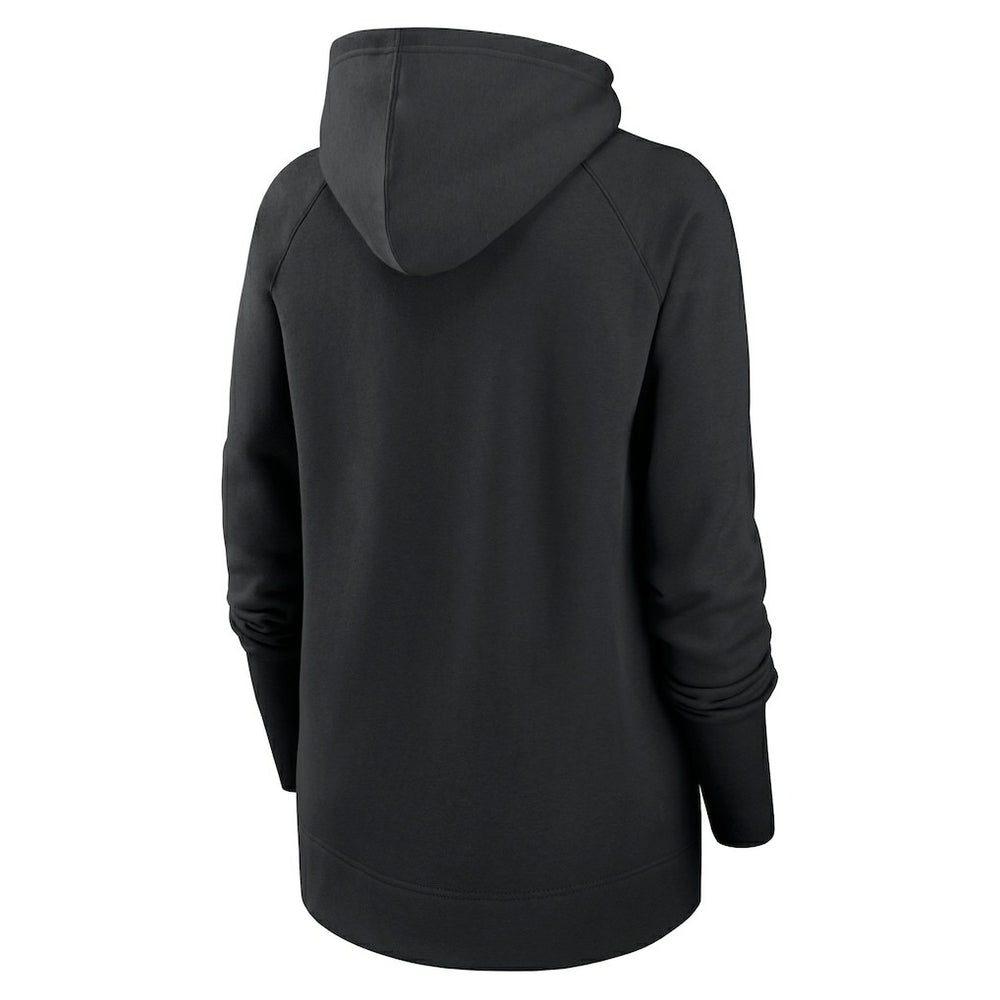 New Orleans Saints Women's Asymmetrical Raglan Full-Zip Hoodie | NFL Discount