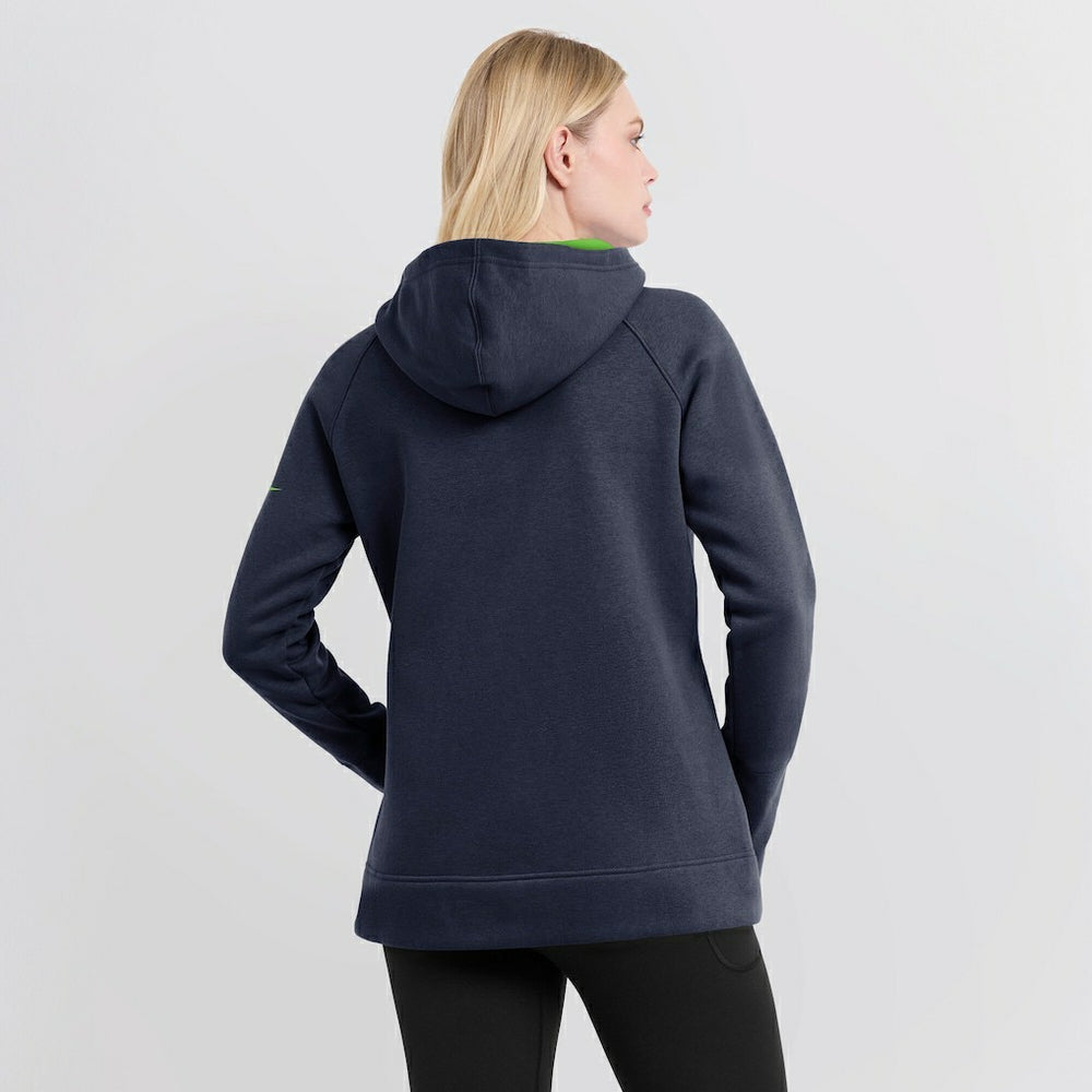 Seattle Seahawks Women's Asymmetrical Raglan Full-Zip Hoodie | NFL Online
