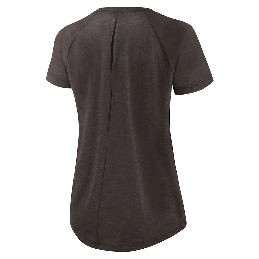 Cleveland Browns Women's Back Slit Lightweight Fashion T-Shirt | NFL Sale