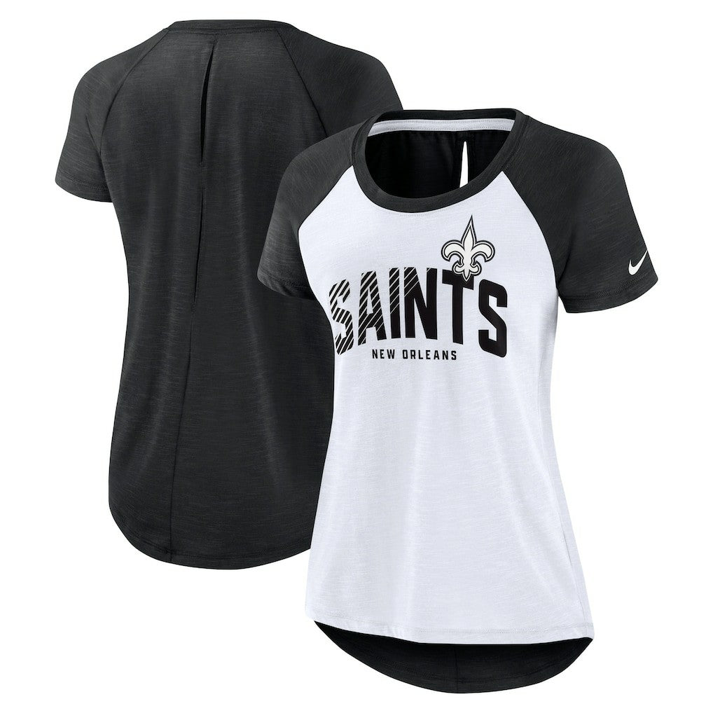 New Orleans Saints Women's Back Slit Lightweight Fashion T-Shirt | NFL Near me