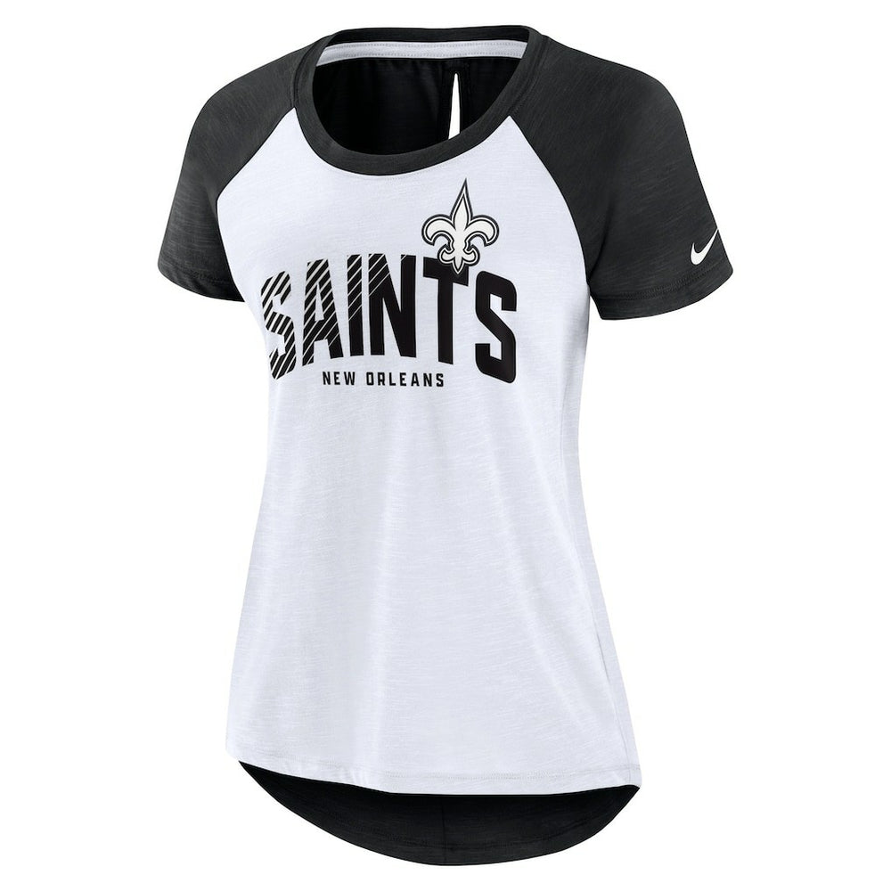 New Orleans Saints Women's Back Slit Lightweight Fashion T-Shirt | NFL Near me