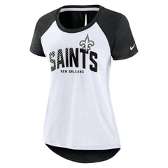 New Orleans Saints Women's Back Slit Lightweight Fashion T-Shirt | NFL Near me
