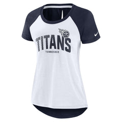 Tennessee Titans Women's Back Slit Lightweight Fashion T-Shirt | NFL On sale