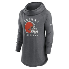 Cleveland Browns Women's Raglan Funnel Neck Pullover Hoodie | NFL Near me