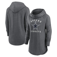 Dallas Cowboys Women's Raglan Funnel Neck Pullover Hoodie | NFL New