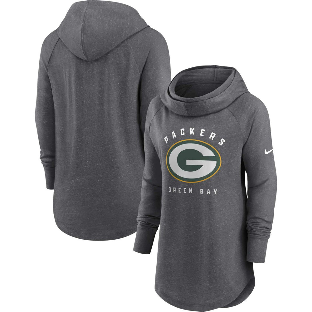 Green Bay Packers Women's Raglan Funnel Neck Pullover Hoodie | NFL Near me