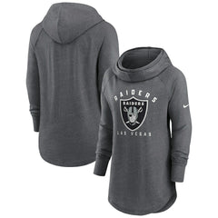 Las Vegas Raiders Women's Raglan Funnel Neck Pullover Hoodie | NFL New