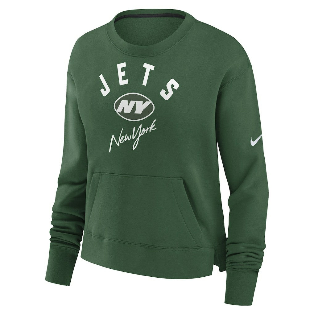 New York Jets Women's High Hip Fleece Pullover Sweatshirt | NFL Sale
