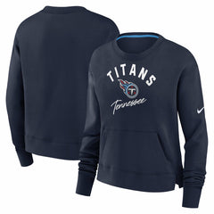 Tennessee Titans Women's High Hip Fleece Pullover Sweatshirt | NFL On sale