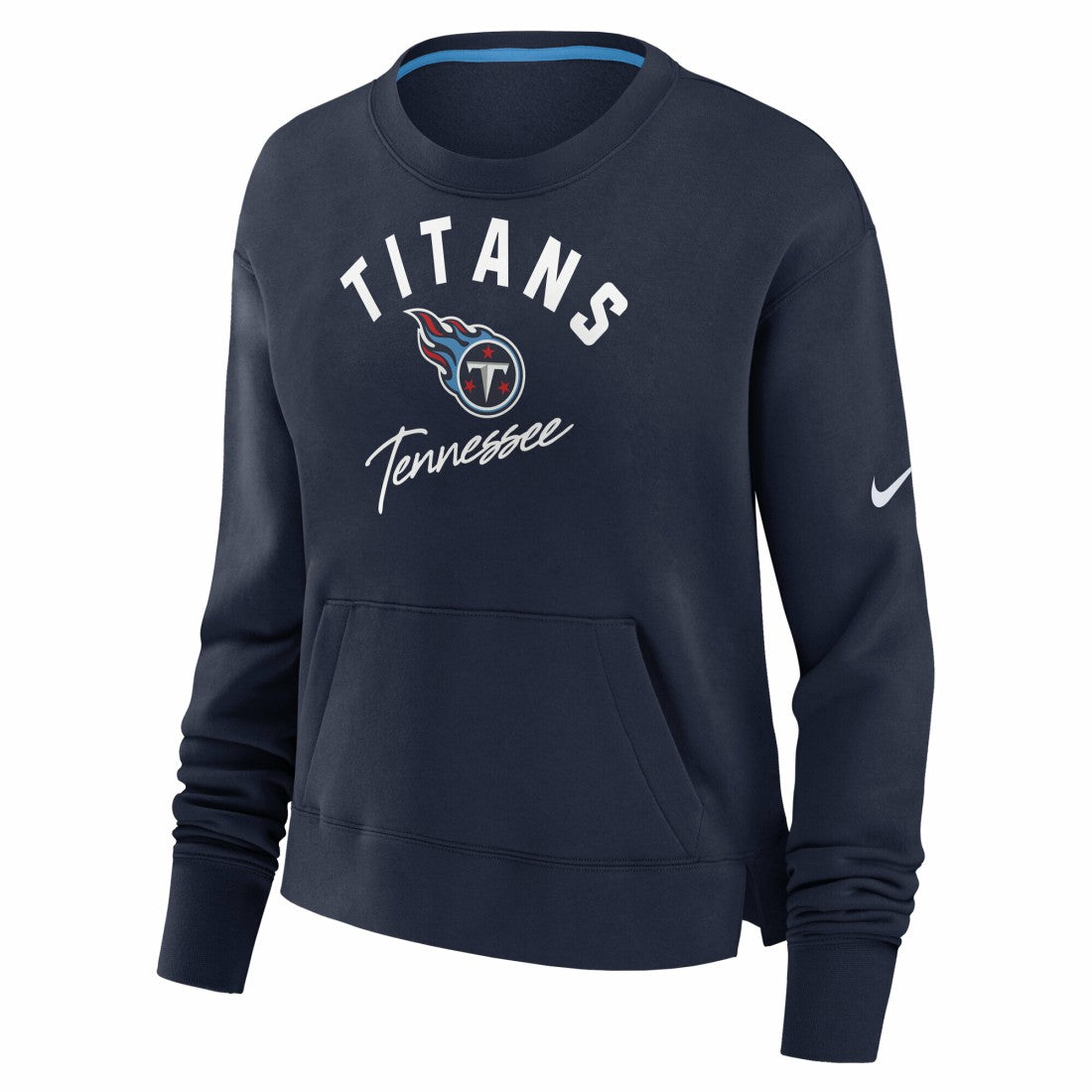 Tennessee Titans Women's High Hip Fleece Pullover Sweatshirt | NFL On sale