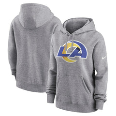 Los Angeles Rams Women's Team Logo Club Fleece Pullover Hoodie | NFL Discount