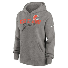 Cleveland Browns Women's Wordmark Club Fleece Pullover Hoodie | NFL Sale