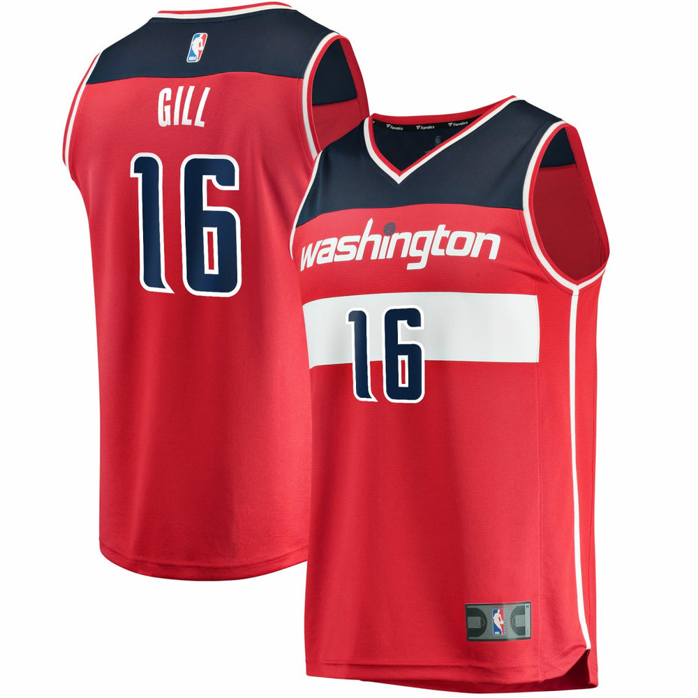 Red Anthony Gill Washington Wizards Fast Break Replica Jersey | NBA