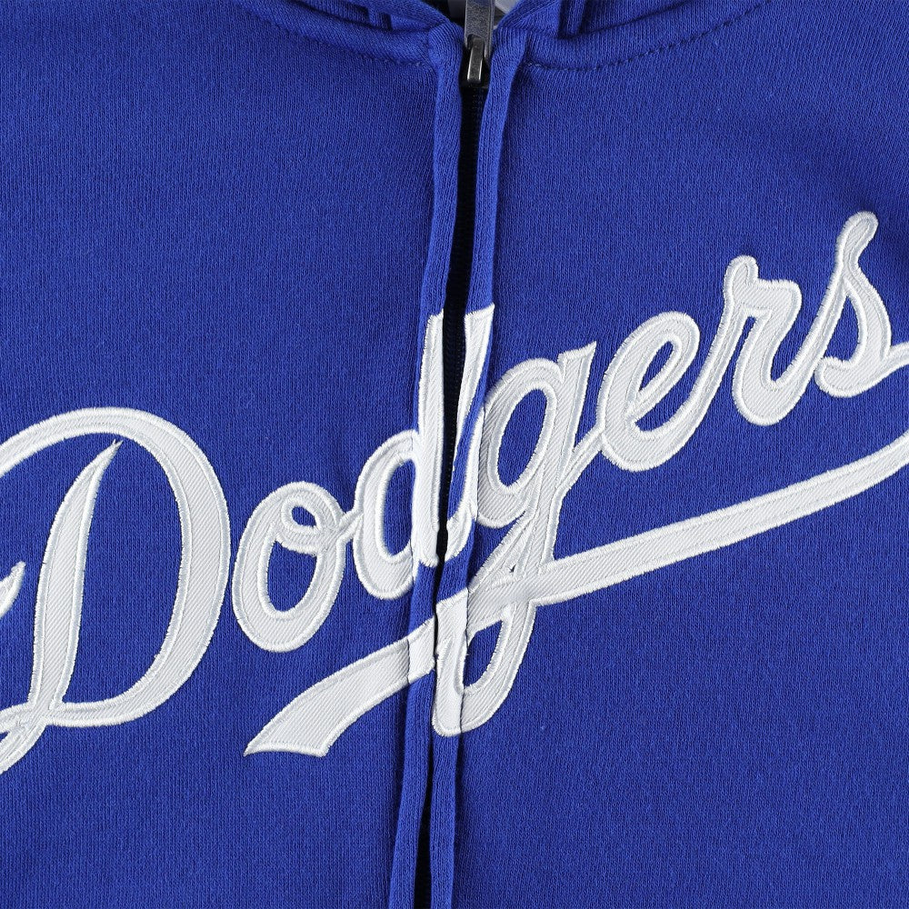 Los Angeles Dodgers Youth Wordmark Full-Zip Fleece Hoodie - MLB Hoodies