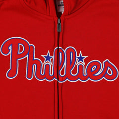 Philadelphia Phillies Youth Wordmark Full-Zip Fleece Hoodie - MLB Hoodies