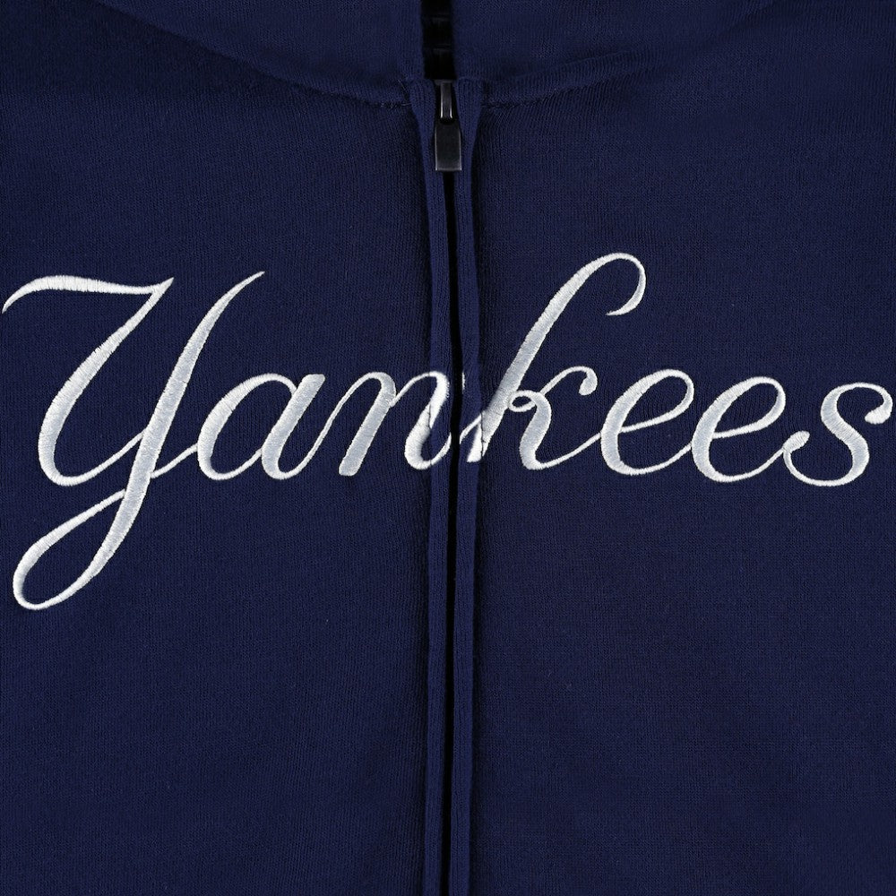 New York Yankees Youth Wordmark Full-Zip Fleece Hoodie - MLB Hoodies