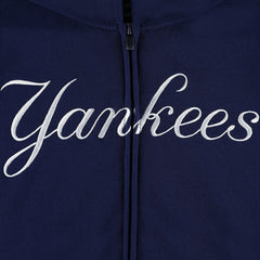 New York Yankees Youth Wordmark Full-Zip Fleece Hoodie - MLB Hoodies