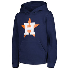 Houston Astros Youth Team Primary Logo Pullover Hoodie - MLB Hoodies