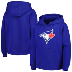 Toronto Blue Jays Youth Team Primary Logo Pullover Hoodie - MLB Hoodies