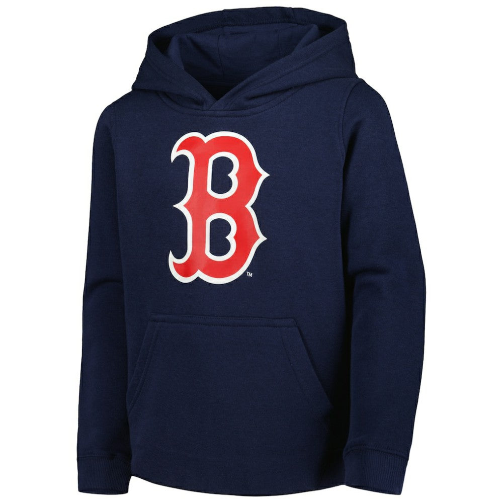 Boston Red Sox Youth Team Primary Logo Pullover Hoodie - MLB Hoodies