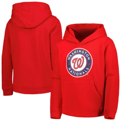 Washington Nationals Youth Team Primary Logo Pullover Hoodie - MLB Hoodies