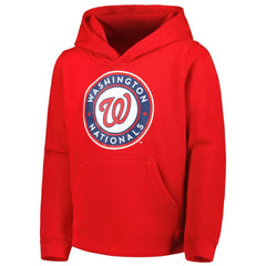 Washington Nationals Youth Team Primary Logo Pullover Hoodie - MLB Hoodies