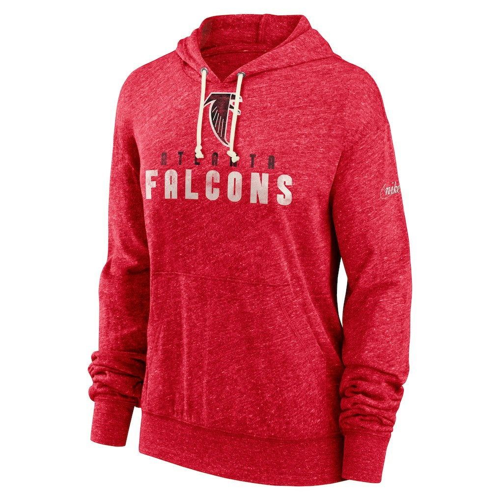 Atlanta Falcons Women's Rewind Gym Vintage Lightweight Pullover Hoodie | NFL Discount