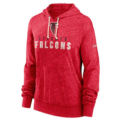 Atlanta Falcons Women's Rewind Gym Vintage Lightweight Pullover Hoodie | NFL Discount