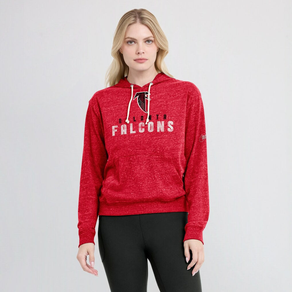 Atlanta Falcons Women's Rewind Gym Vintage Lightweight Pullover Hoodie | NFL Discount