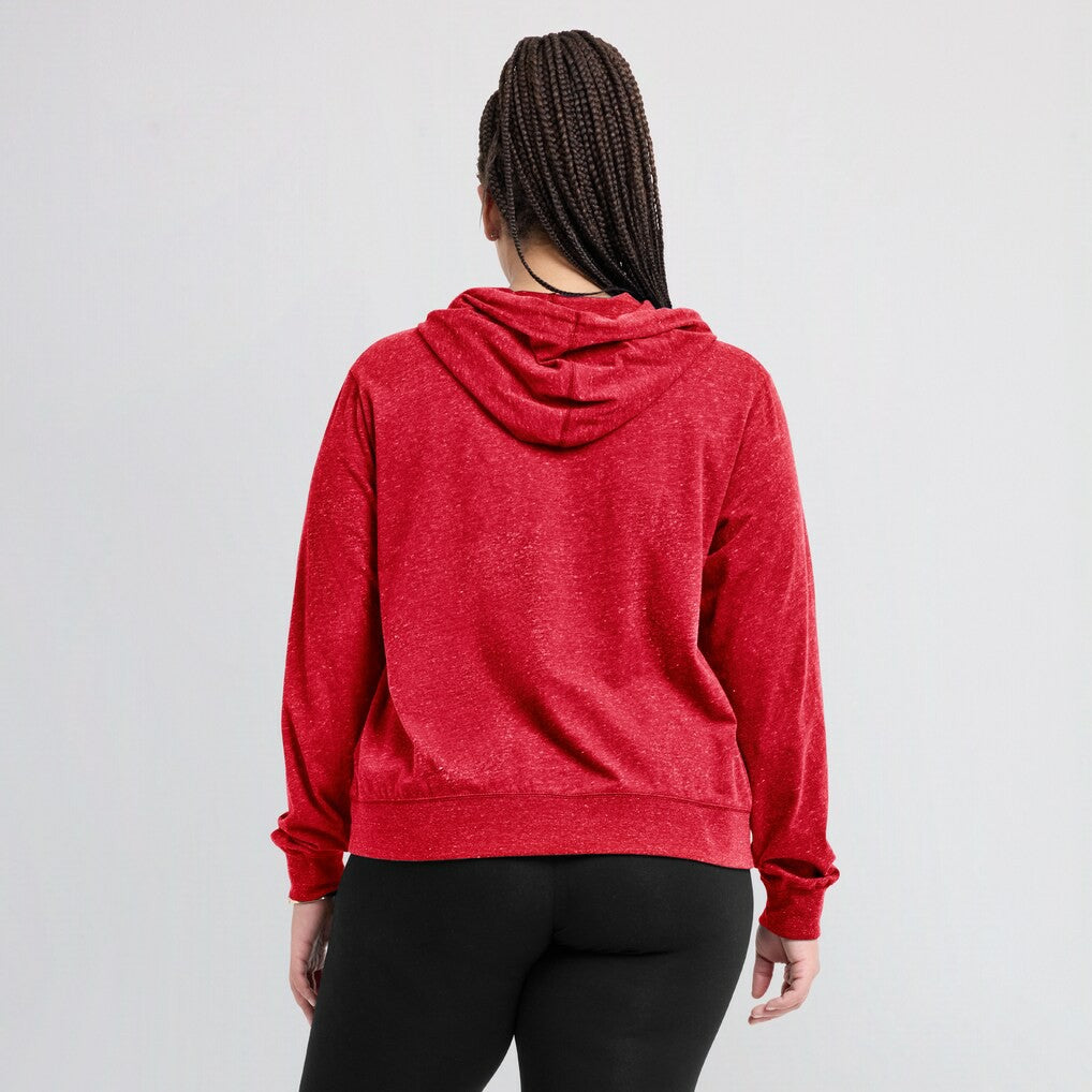 Atlanta Falcons Women's Rewind Gym Vintage Lightweight Pullover Hoodie | NFL Discount