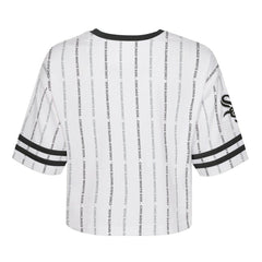 Chicago White Sox Girls Youth Ball Striped T-Shirt - MLB T-shirts