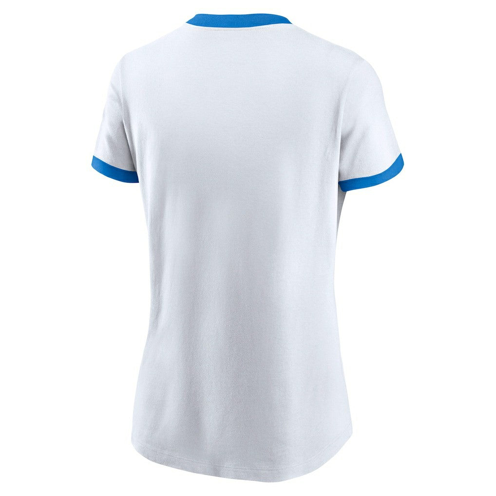 Los Angeles Chargers Women's Rewind Ringer Tri-Blend T-Shirt | NFL On sale