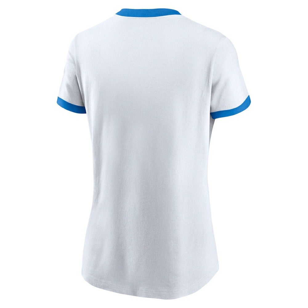 Los Angeles Chargers Women's Rewind Ringer Tri-Blend T-Shirt | NFL On sale