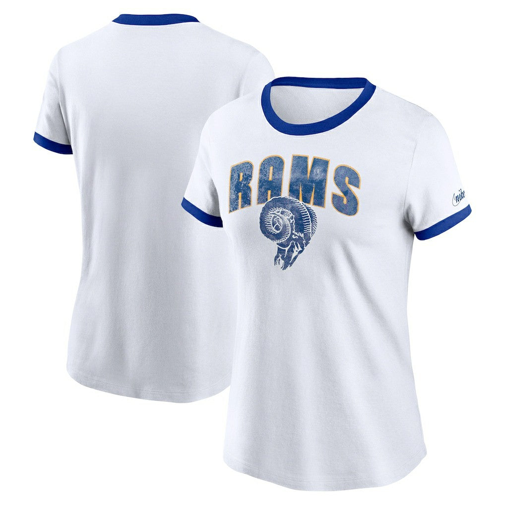 Los Angeles Rams Women's Rewind Ringer T-Shirt | NFL On sale