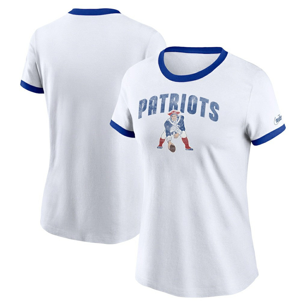 New England Patriots Women's Rewind Ringer T-Shirt | NFL Near me